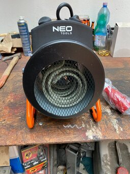 Priemyselný elektrický ohrievač 5kW, IPX4 - 2