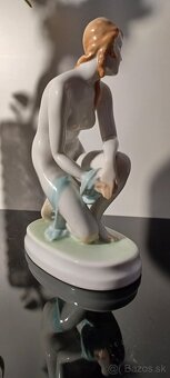 Zsolnay porcelánová značená socha Akt v štýle Art Deco - 2