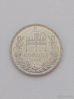 Mince 1 koruny F.J. - 2