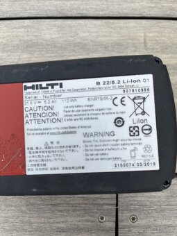 Hilti bateria b22 5,2 - 2