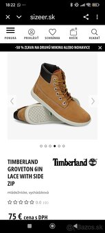 Super mládežnícke kožené topánky TIMBERLAND -veľ. 36 - 2
