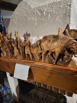 Dreveny obraz vyrezavany - 2