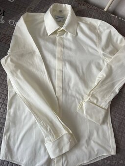 Košeľa krémová č. 37 - 2
