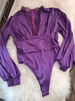 Dámske body Gisele Purple veľ. XL - 2