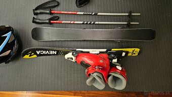 Detske Lyze 80cm , lyziarky 18,5 a paličky 70cm - 2