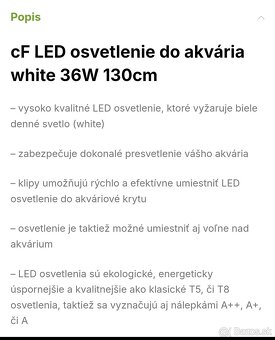 LED trubica s adapterom do akvaria - 2