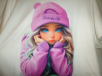 Tričko s dievčatkom - 2