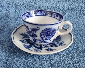 Starožitná porcelánová šálka - stará Viedeň - 2