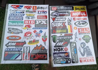 Nalepky A4 format - 2