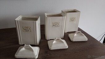 Starožitné dózy koreničky z porcelánu - 2