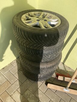 Elektróny 4x98 Fiat + celoročne gumy - 2