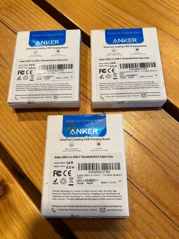 ANKER Thunderbolt 3.0 kábel USB-C na USB-C, 4ks - 2