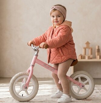 Odrážadlo bicykel ružový - 2