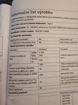 Predám Ladnicku Siguro - 2