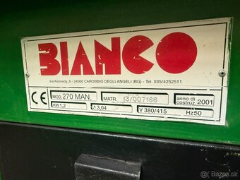 Pásová pila BIANCO MOD 270 - 2