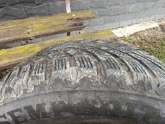 Elektróny Mercedes 5x112 na zimných pneumatikách 215/60R16 - 2