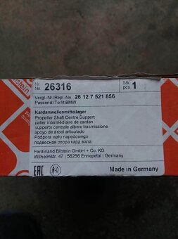 Predám ložisko kardanu bmw 530d e60 160kw - 2
