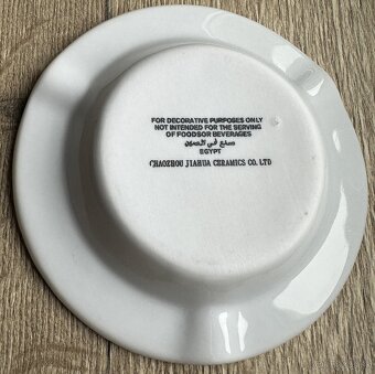 keramický popolník VINTAGEz Egypta za 10EUR - 2