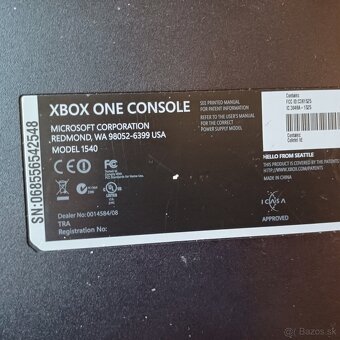 Xbox one 500g+príslušenstva - 2