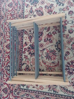 Drevený susiak na bielizen stojaci vertikálny - 2