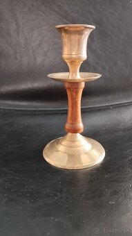 mosadzný svietnik - 2