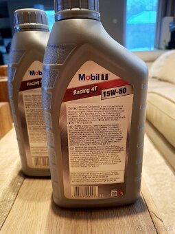 Motorovy olej Mobil 1 Racing 4T 15W-50 2x1L - 2