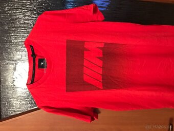 BMW originál pánske tricko Red L - 2