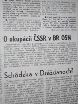 noviny 1968 - 2