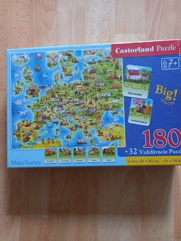 Puzzle mapa Europy - 2