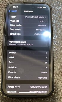 iPhone 15 126GB - 2