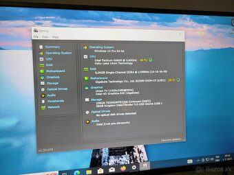PC Pentium G4600, 8GB DDR4, 256GB M.2 SSD, W10 - 2