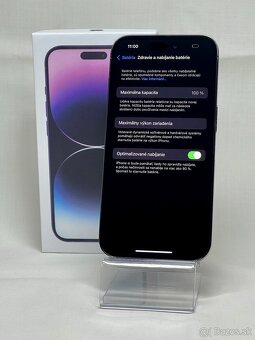 Apple iPhone 14 Pro 128GB Deep Purple - 100% Zdravie batérie - 2