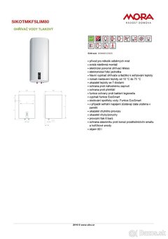 Predam novy elektricky bojler 80L - 2