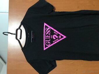 GUESS originál black damske tricko S/M - 2