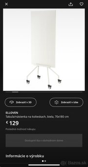 Magnetická tabuľa obojstranna - 2