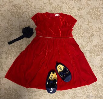 Šaty dievča vel. 86, topánky vel.18-19 - 2