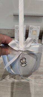 Košík pre družičky+3 ks lupienkov(nové) - 2