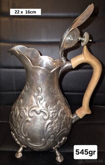 Striebro strieborna kanvica - 2