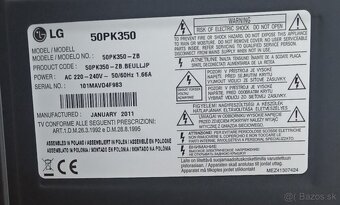 TV LG 50PK350 - plazma - 2