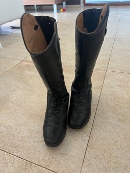 Jazdecké kožené čižmy - 2