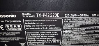 TV plazma TX-P42G20E - 2