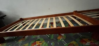 Posteľ 90 x 200 cm, jelša - 2
