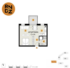 BOSEN | Veľkometrážny 1 izb.byt s balkónom, nový projekt RND - 2