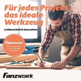 Nová 25 FANZWORK V2 1500 W Satinačná valcová brúska - 2