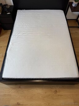 posteľ s matracom 140x200 IKEA + úložné šuflíky - 2