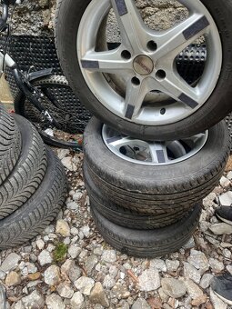 Disky 4x 114,3plus pneu 195/55 r15 - 2