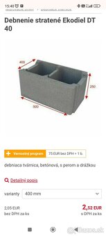 Debniace tvárnice Ekodiel - 2