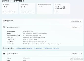 Dell Latitude 5540 | i5 |16GB RAM | 500GB M.2 | + Záruka - 2