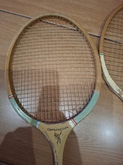 Retro bedmintonove rakety - 2