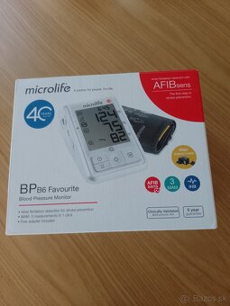 Microlife BP B6 Favourite Afib tlakomer na rameno biely + ad - 2